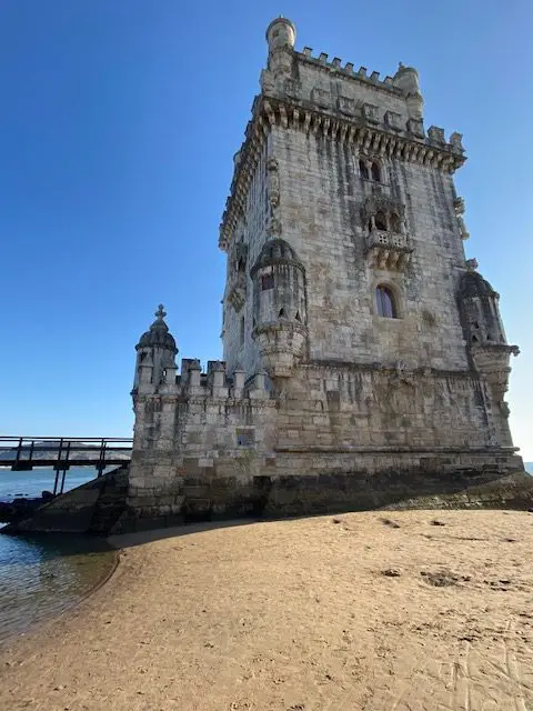 Lisbon's Belém Tower on a sunny afternoon