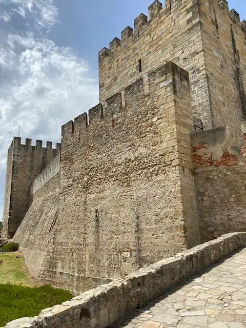 Crenelated walls, Castelo de São Jorge, LisbonS