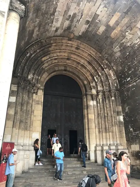 Entrance to Lisbon's Sé Cathedral