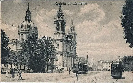 Basilica da Estrela between 1901 and 1913