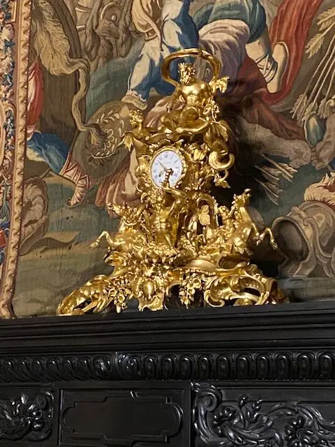 It seems that every room in the Ajuda Nacional Palace in Lisbon has its own masterpiece clock