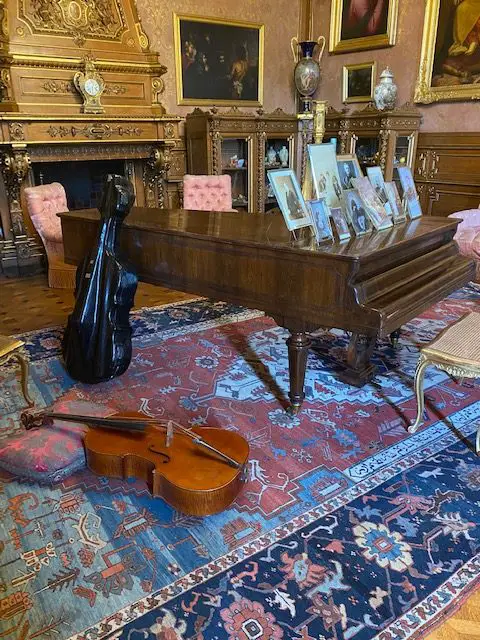 Royal instruments in the Music Room, Ajuda National Palace, Lisbon