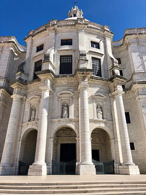 Facade, Church of Santa Engracia, the National Pantheon, Lisbon , Portugal