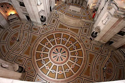Floor, Santa Engracia - The National Pantheon, Lisbon, Portugal
