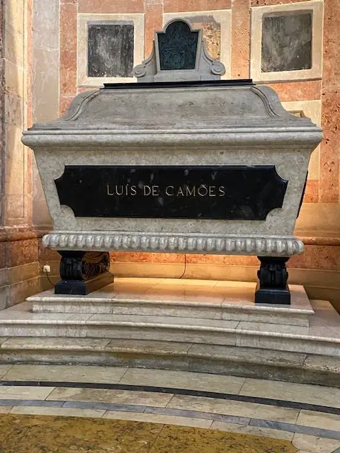 Cenotaphof poet Luís de Camões at the National Pantheon of Portugal in Lisbon