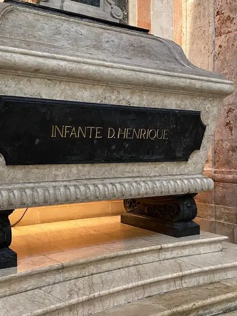 Cenotaph of Henry the Navigator in Lisbon's National Pantheon