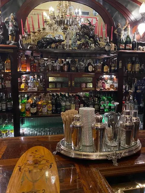 The main bar at Pavilhao Chines, Bairro Alto, Lisbon