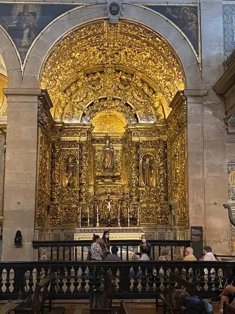 Golden Chapel that was built in Rome and shipped to Lisbon's Igreja de Sao Roque