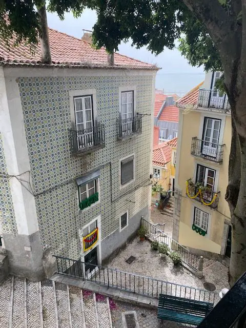 Lisbon's Alfama District has plenty of stairs, inclines, switchbacks, and great views of the river