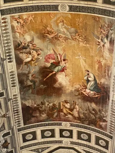Ceiling of Lisbon's Nossa Senhora da Encarnação church