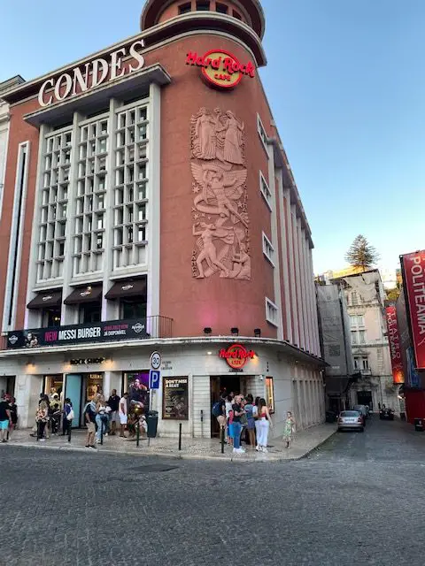 Hard Rock Cafe Lisboa, in the Historic Condes Theater builiding, Avenida da Liberdade, 2