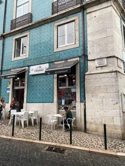 Tiled facade at Largo da Graça, Lisbon