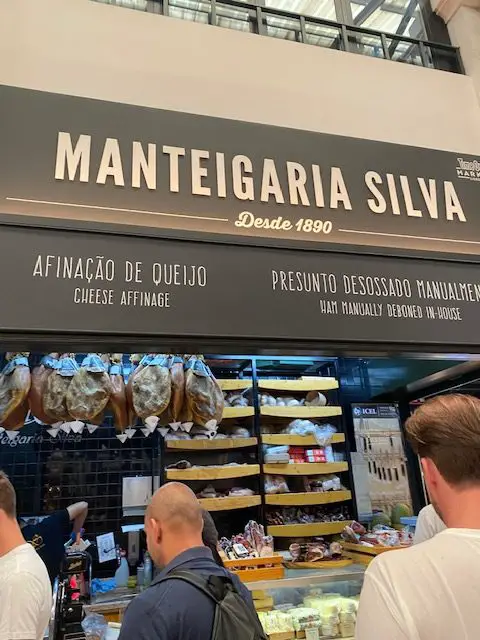 Meats and cheeses are the specialty at Manteigaria Silva in Lisbon's Time Out Market