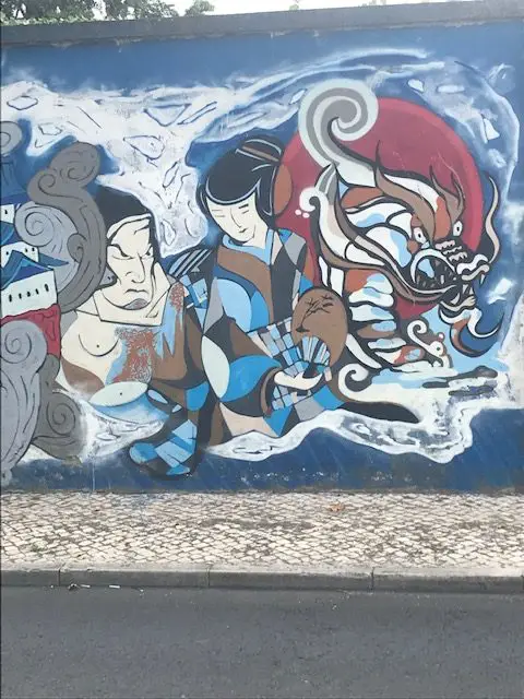 Blue Wall mural project, Lisbon