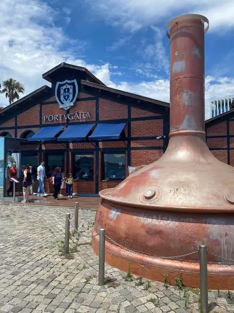 Lisbon's Cervejaria Portugalia is a popular waterfront dining option for locals and visitors alike