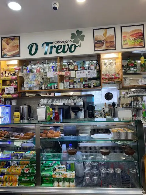 Cervejaria O Trevo, a locals' favorite diner and beerhall in Lisbon, Portugal - located at Largo Luíz de Camões in the Chiado neighborhood
