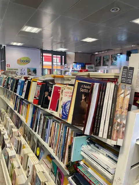 M Books, a great bookstore in Lisbon, Portugal, located in the Santa Apolonia Train Station
