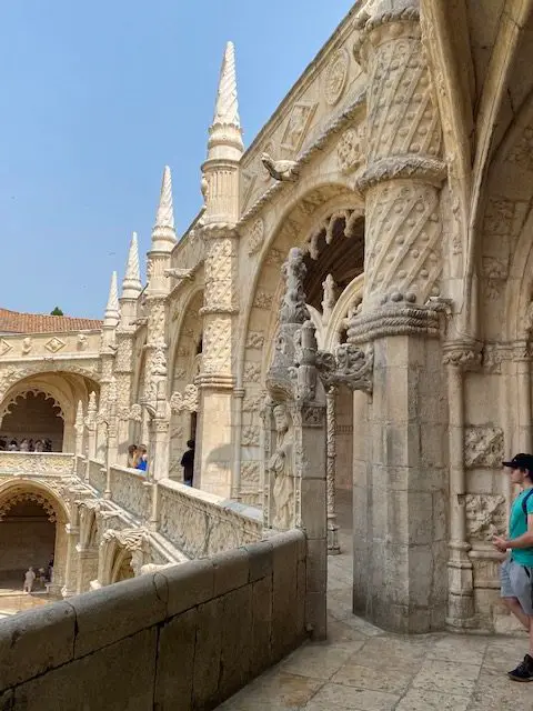 Upper cloister of Mosteiro dos Jerónimos, Lisbon, Portugal