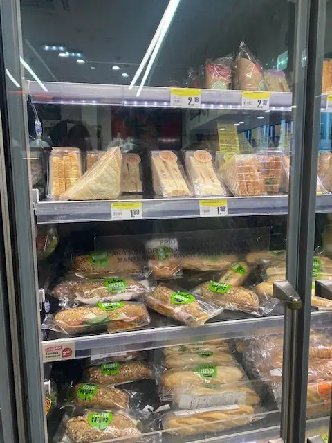 Sandwiches at Pingo Doce supermarket in Lisbon, Portugal for under 2€