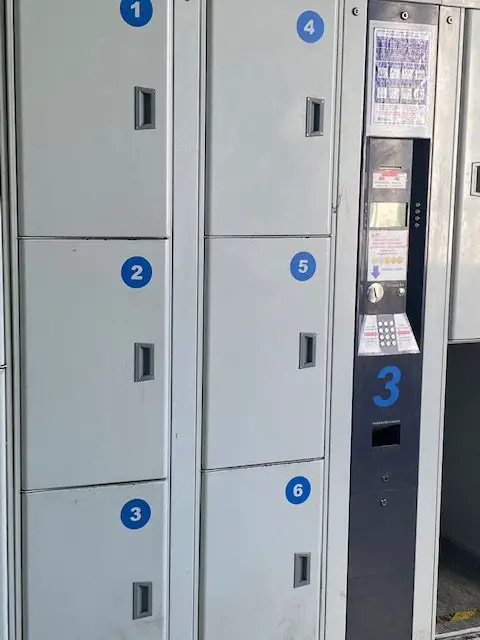 These large lockers are located on the second floor of the Rossio Train Station