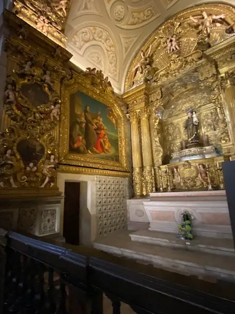 One of the side chapels in Lisbon's Igreja de São Roque Church
