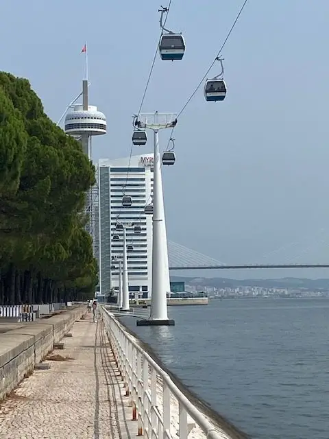 Portugal's tallest building- the vasco da Gama Tower (Torre Vasco da Gama) is located in Lisbon's Parque das Nações neighborhood